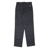 DICKIES Workwear Womens Trousers Black Slim Tapered W28 L30