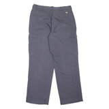 DICKIES Cargo Workwear Mens Trousers Grey Relaxed Tapered W36 L32