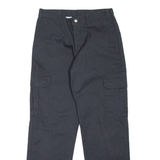 DICKIES Cargo Workwear Mens Trousers Black Relaxed Straight W30 L30