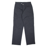 DICKIES Cargo Workwear Mens Trousers Black Relaxed Straight W30 L30