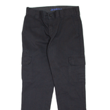 DICKIES Cargo Workwear Womens Trousers Black Slim Tapered W30 L30