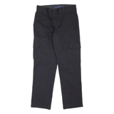 DICKIES Cargo Workwear Womens Trousers Black Slim Tapered W30 L30