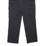 DICKIES Cargo Workwear Womens Trousers Black Slim Tapered W30 L30
