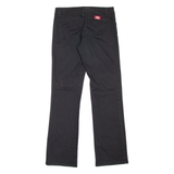 DICKIES Workwear Womens Trousers Black Regular Bootcut W30 L32