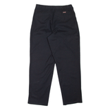 DICKIES Workwear Mens Trousers Black Relaxed Tapered W32 L32
