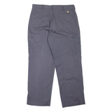 DICKIES Cargo Workwear Mens Trousers Grey Relaxed Tapered W36 L32