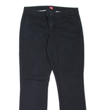 DICKIES Workwear Womens Trousers Black Slim Straight W30 L30