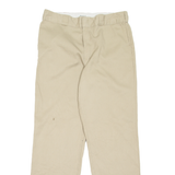 DICKIES 874 Workwear Mens Trousers Beige Regular Straight W34 L30