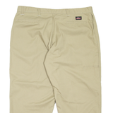 DICKIES Workwear Mens Trousers Beige Relaxed Tapered W48 L24