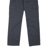 DICKIES Cargo Workwear Womens Trousers Black Slim Straight W29 L32