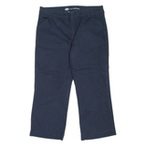 DICKIES Workwear Womens Trousers Blue Relaxed Bootcut W32 L24