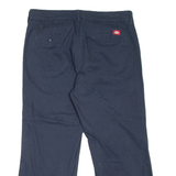 DICKIES Workwear Womens Trousers Blue Relaxed Bootcut W32 L24