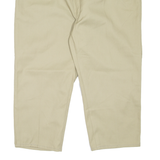 DICKIES Altered Workwear Mens Trousers Beige Relaxed Tapered W42 L23