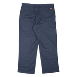 DICKIES Workwear Mens Trousers Blue Loose Straight W38 L29