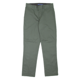 DICKIES Workwear Womens Trousers Green Slim Tapered W32 L31