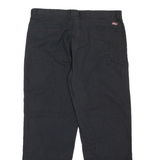 DICKIES Workwear Mens Trousers Black Loose Straight W38 L30