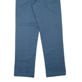 DICKIES Workwear Mens Trousers Blue Regular Straight W32 L34