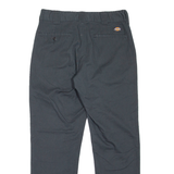 DICKIES Workwear Womens Trousers Black Slim Tapered W30 L28