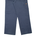 DICKIES Workwear Mens Trousers Blue Loose Straight W36 L32