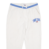 TOMMY JEANS Mens Sweatpants Cream Straight L W34 L25