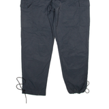 NIKE Womens Joggers Black Tapered L W34 L29