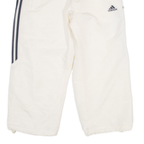 ADIDAS Womens Sweatpants Cream Straight L W34 L24