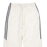ADIDAS Womens Sweatpants Cream Straight L W34 L24