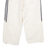 ADIDAS Womens Sweatpants Cream Straight L W34 L24