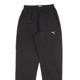 PUMA Mesh Lined Mens Joggers Black Tapered S W26 L32