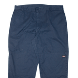DICKIES Workwear Mens Trousers Blue Relaxed Tapered W42 L30