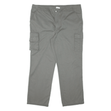 KRENGER Cargo Mens Trousers Green Regular Straight W40 L29