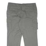 KRENGER Cargo Mens Trousers Green Regular Straight W40 L29