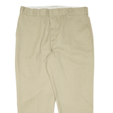 DICKIES Workwear Mens Trousers Beige Regular Straight W42 L28