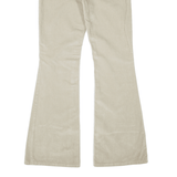 G-STAR RAW Low Hip Womens Trousers Beige Regular Flared W27 L32