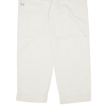 LAUREN RALPH LAUREN Womens Trousers Cream Relaxed Tapered W30 L26