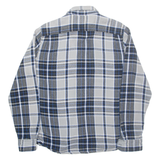LEE Mens Shirt Grey Check Long Sleeve M