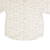 MICHAEL AUSTIN Mens Shirt Beige Geometric XL