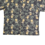 NATURAL ISSUE Mens Hawaiian Shirt Green Floral 2XL