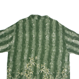 PURITAN Mens Hawaiian Shirt Green Floral XL