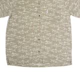 CARLO COLUCCI Mens Shirt Green Crazy Pattern XL