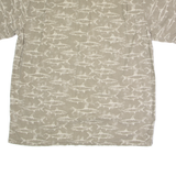 CARLO COLUCCI Mens Shirt Green Crazy Pattern XL