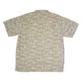 CARLO COLUCCI Mens Shirt Green Crazy Pattern XL