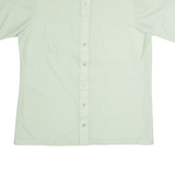 KINGS ROAD Mens Plain Shirt Green M