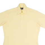 PERMA PREST Womens Plain Shirt Yellow M