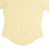 PERMA PREST Womens Plain Shirt Yellow M
