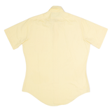 PERMA PREST Womens Plain Shirt Yellow M