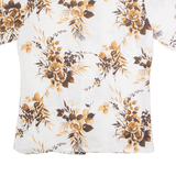 HOWARD CALIFORNIA Womens Shirt White Floral M