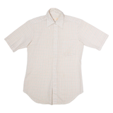 MITSUKOSHI Mens Shirt White Check M