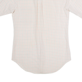 MITSUKOSHI Mens Shirt White Check M