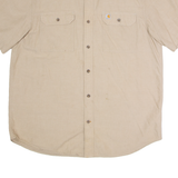 CARHARTT Mens Plain Shirt Brown L